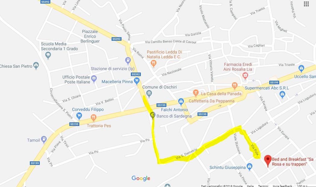 Sa Rosa E Su Trapperi Bed and Breakfast Oschiri Εξωτερικό φωτογραφία